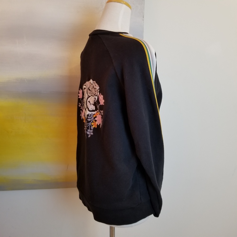 Golden by Tna crewneck tiger embroidered sweater S - Picture 5 of 5